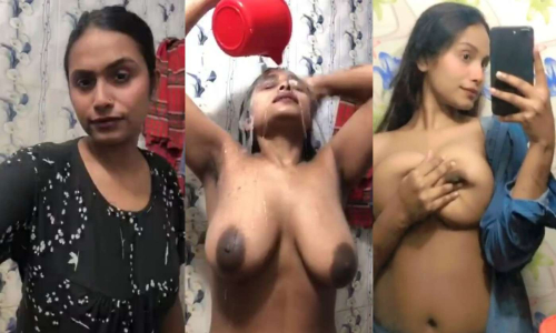 Beautiful Sexy Bengali Gf Showing Bathing
