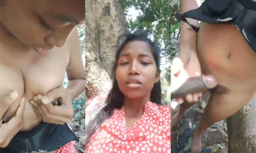 Horny Girl Having Outdoor