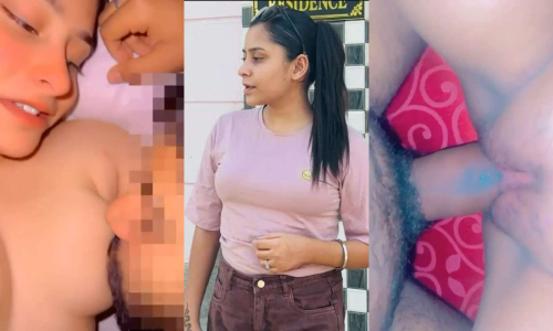 Beautiful Punjabi Girl Enjoying with Boyfriend Kissing Boobs Sucking