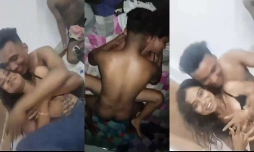 Bengali Girl Having Fun With Friend