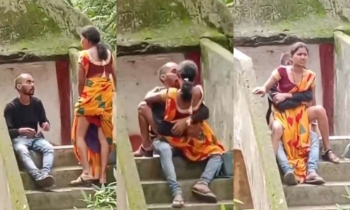 Bhabhi Outdoor Riding On Lover Dick Secretly Recorded