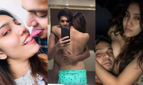 High Class Indian Couple Enjoying Vacation in Goa Sucking