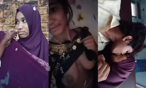 Hijabi GF Enjoying With BF Outdoor And Showing Boobs