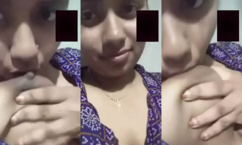 Horny Bhabi Sucking Boobs