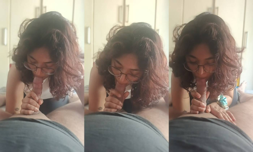 Sexy Babe Sucking Cock