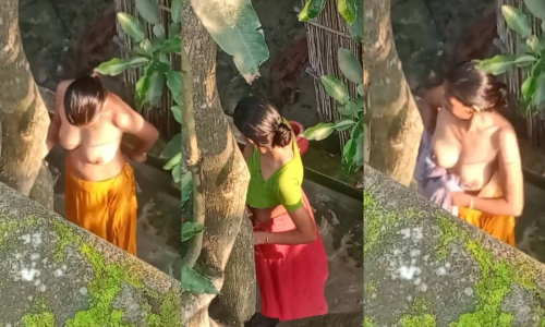 Village Mom Bathing Changing Old New
