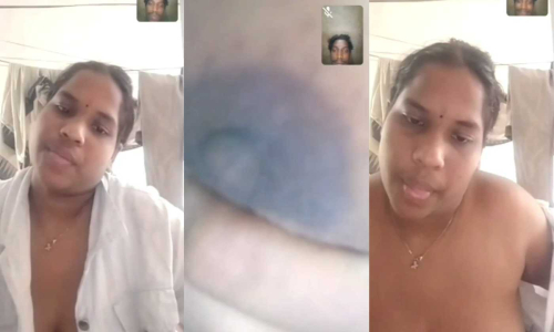 Bigboob Tamil Girl Showing Lover
