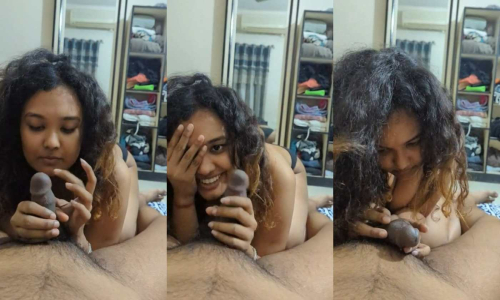 Cute GF Playing With Dick