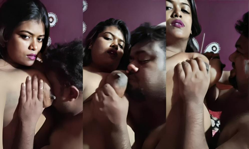 Milky Boobs Wife Enjoying With Husband