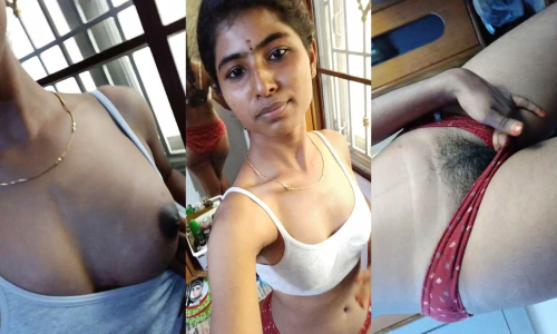 Tamil Slim College Gf Showing Dark Nipples And Hairy Pussy Update